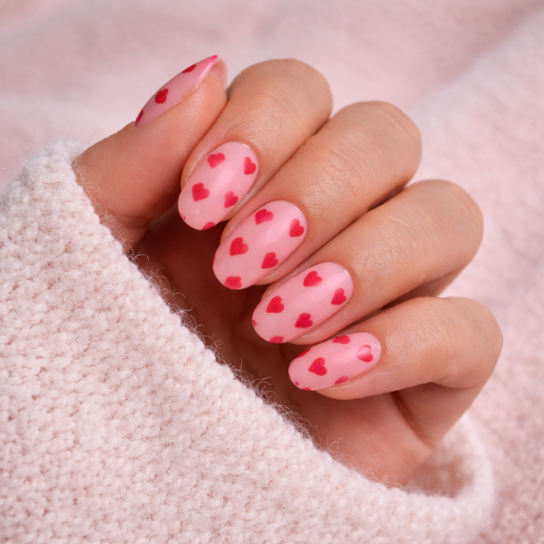 valentine's day nails