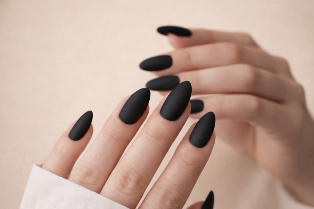 black nail designs