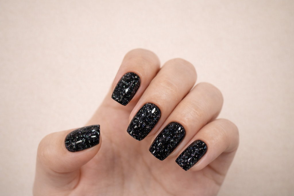 black nail designs