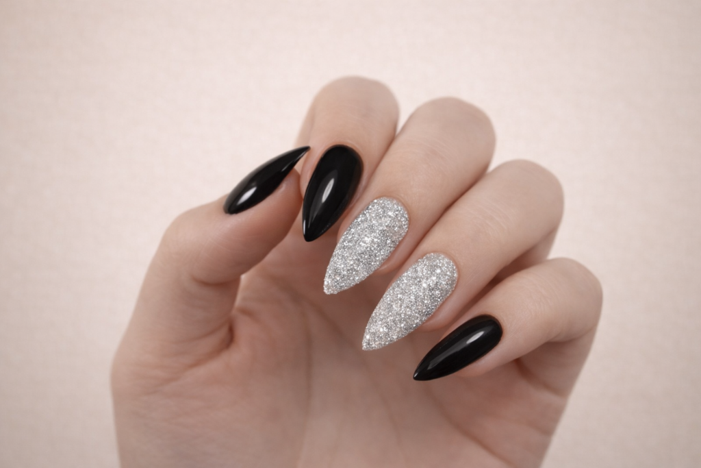 black nail designs