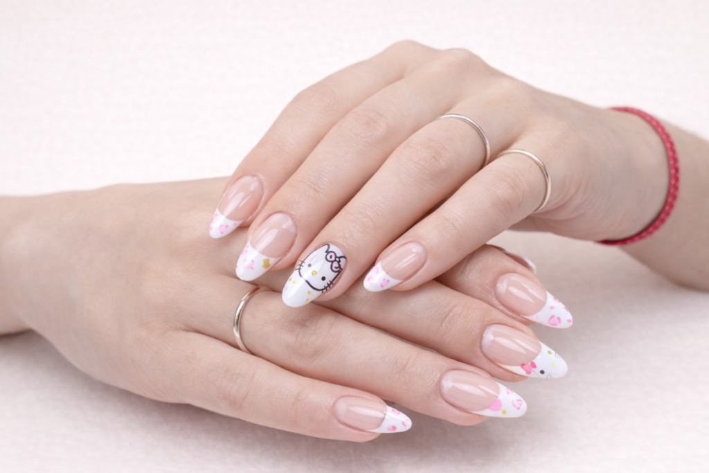hello kitty nails