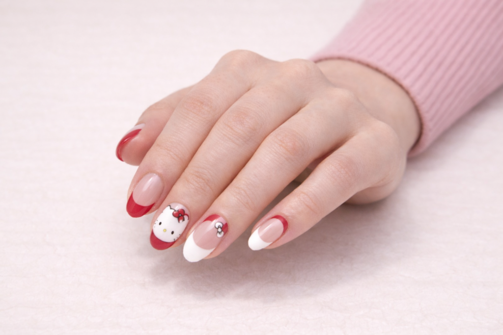 hello kitty nails