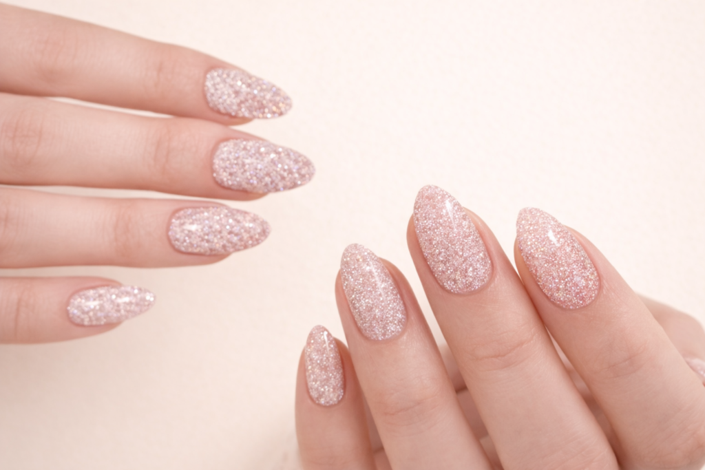 sparkle nails