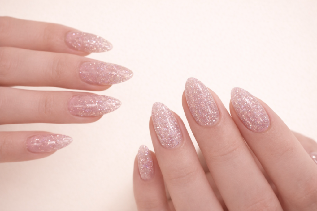 sparkle nails