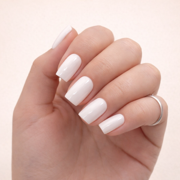 white nails