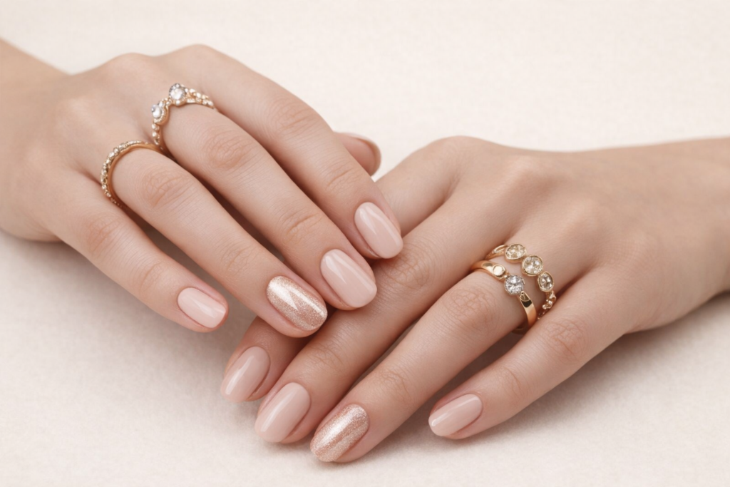 nude nail designs
