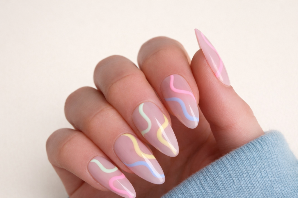 pastel nails