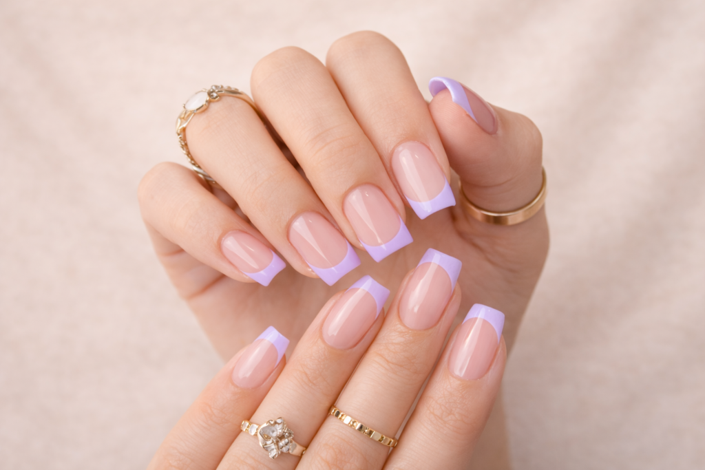 lavender nails