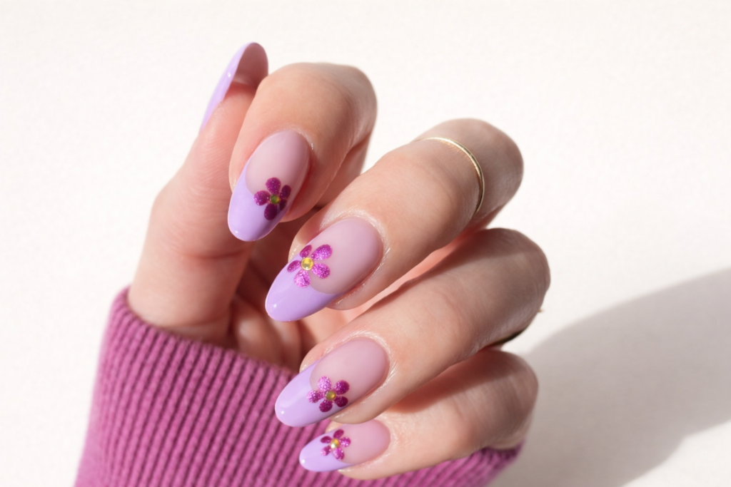 lavender nails
