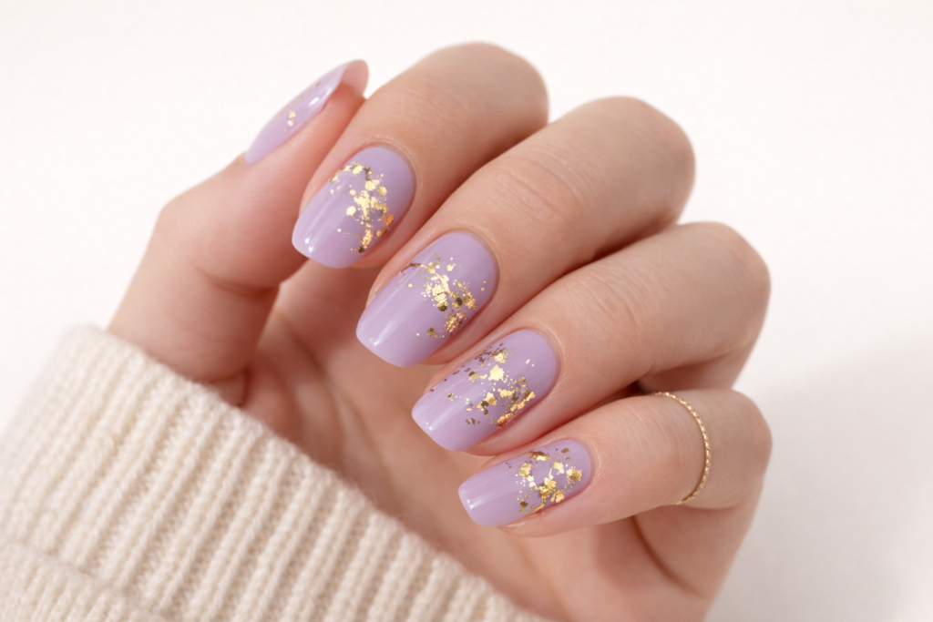 lavender nails