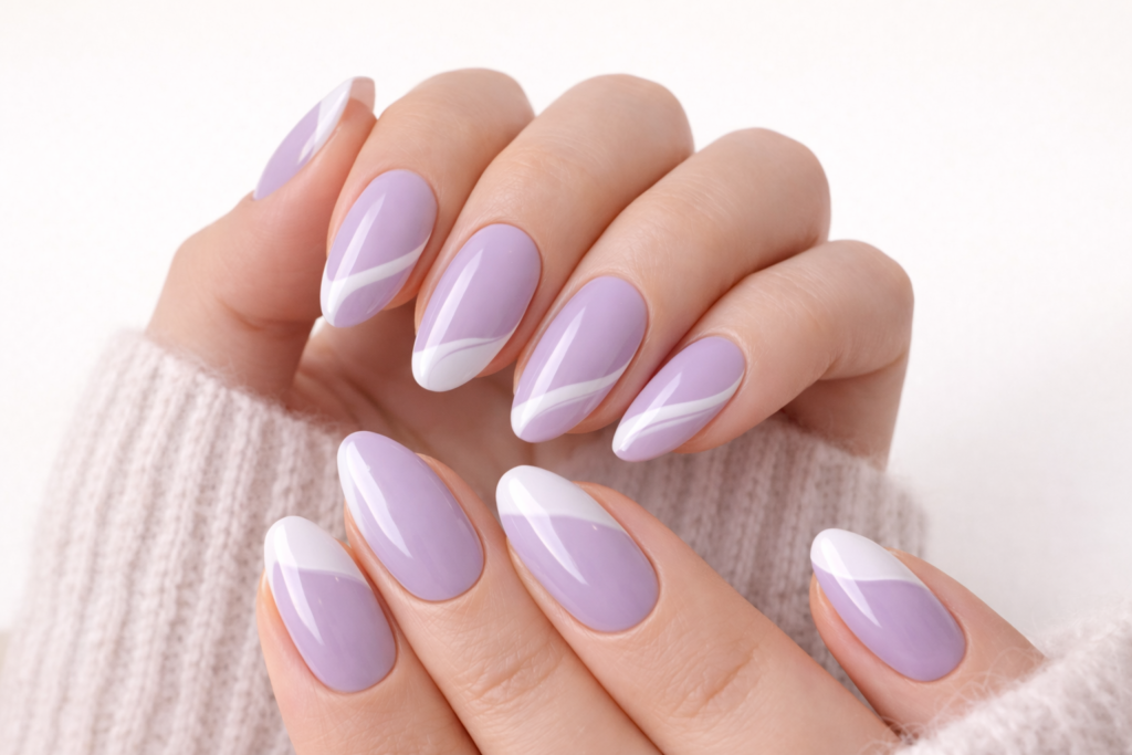 lavender nails