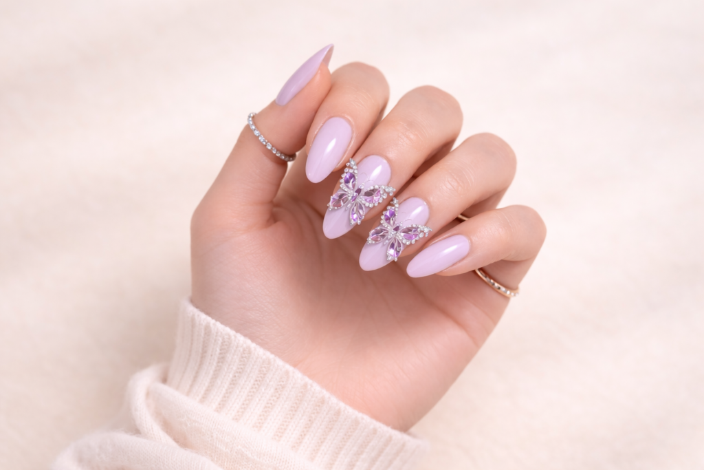 lavender nails