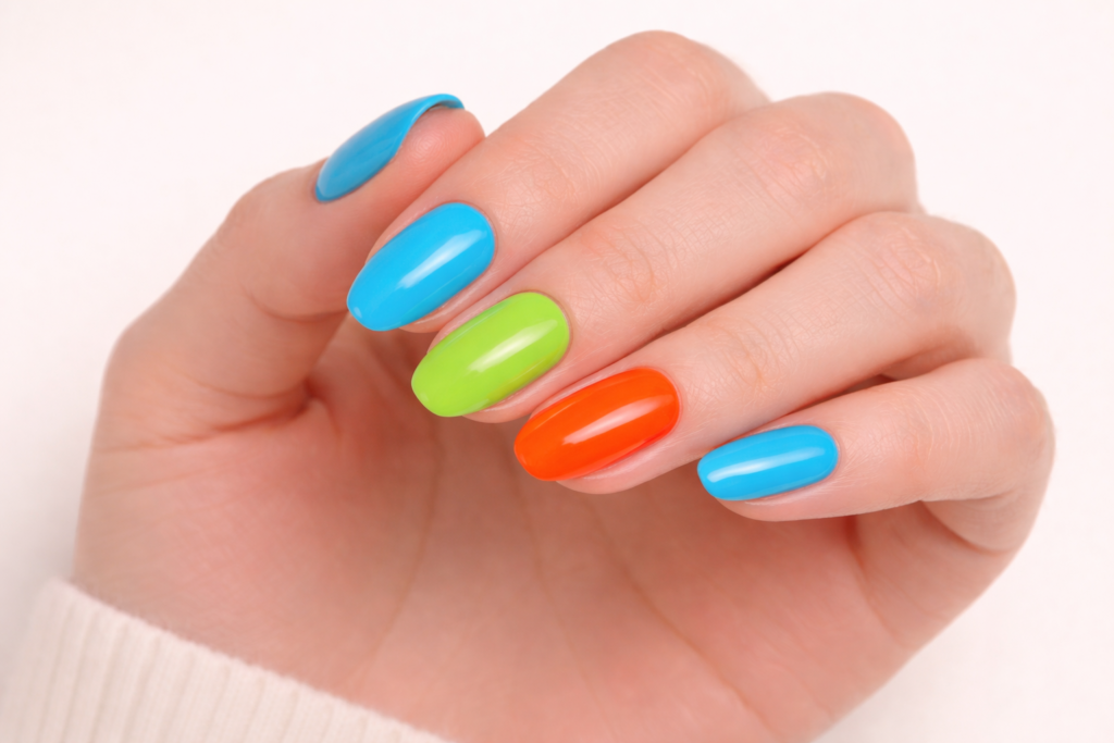 neon nails