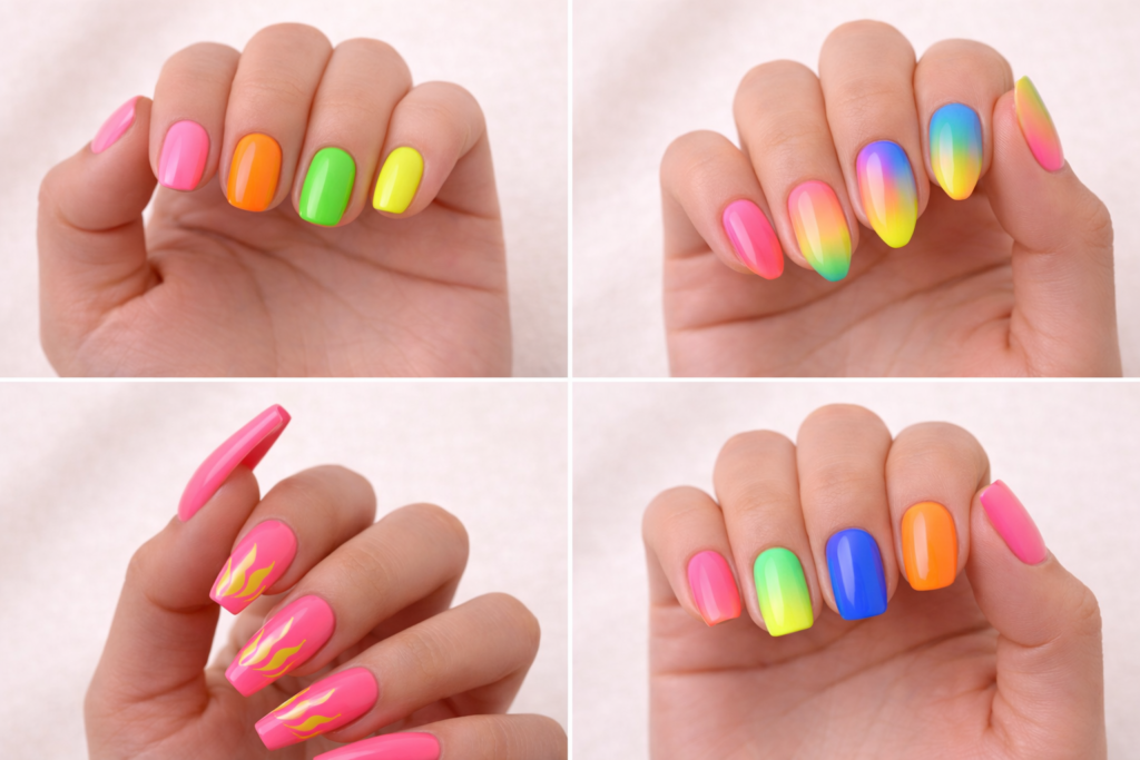 neon nails