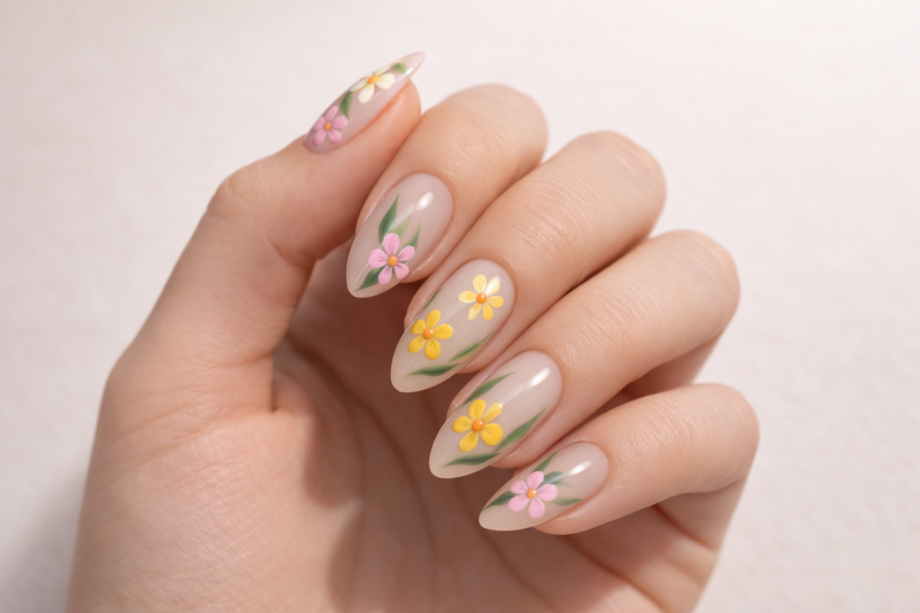 flower nail designs
