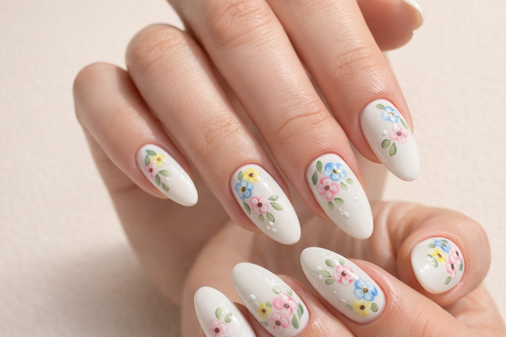 flower nail designs