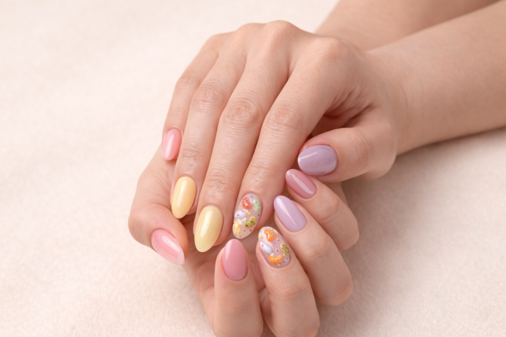 Cute Easter nails
