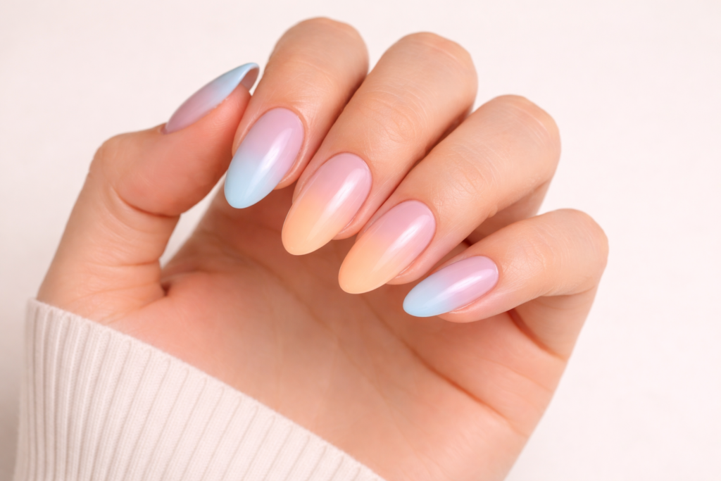 gel nail designs at home