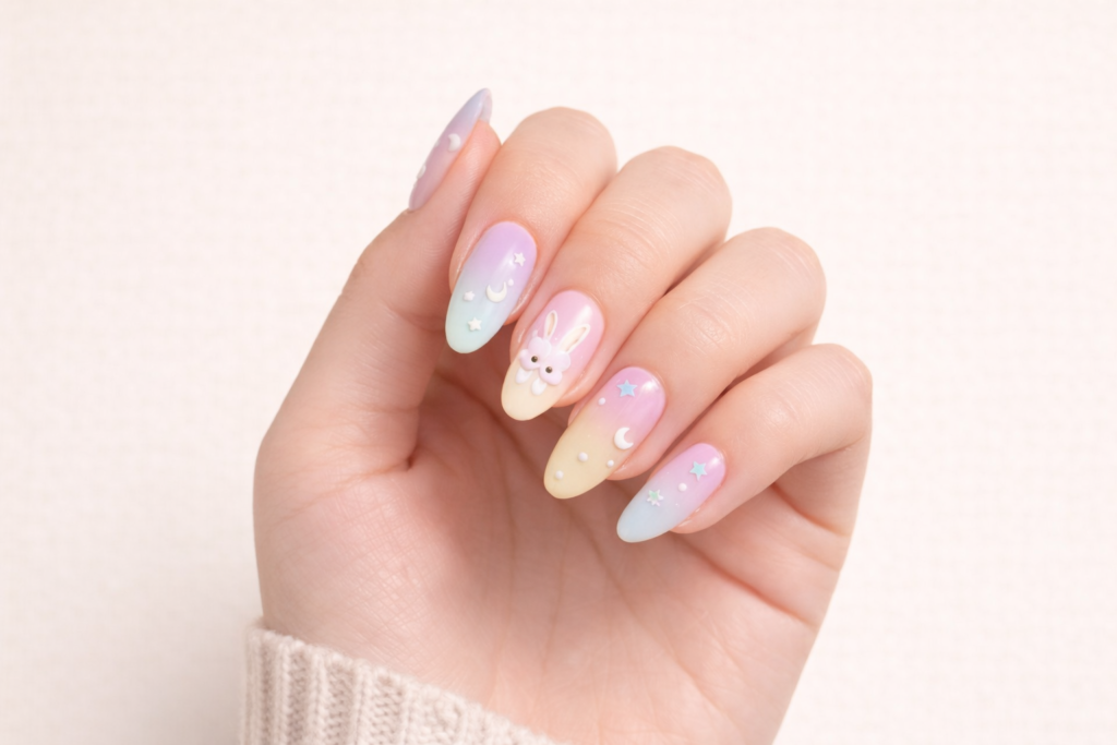 Cute Easter nails