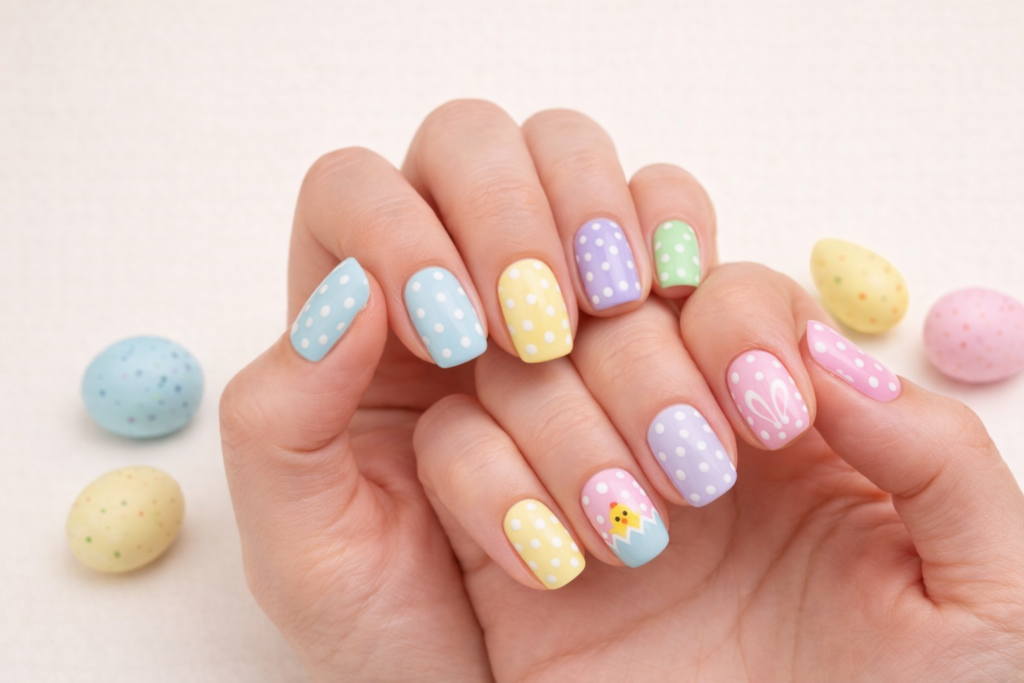 Cute Easter nails