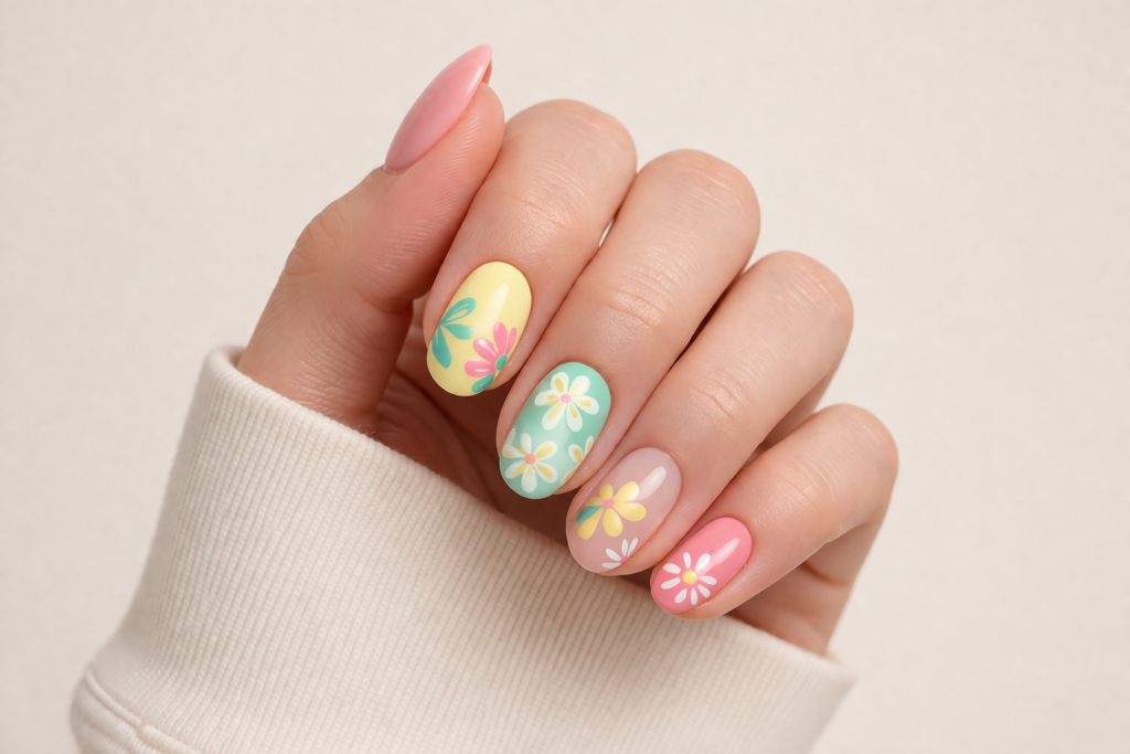 Cute Easter nails