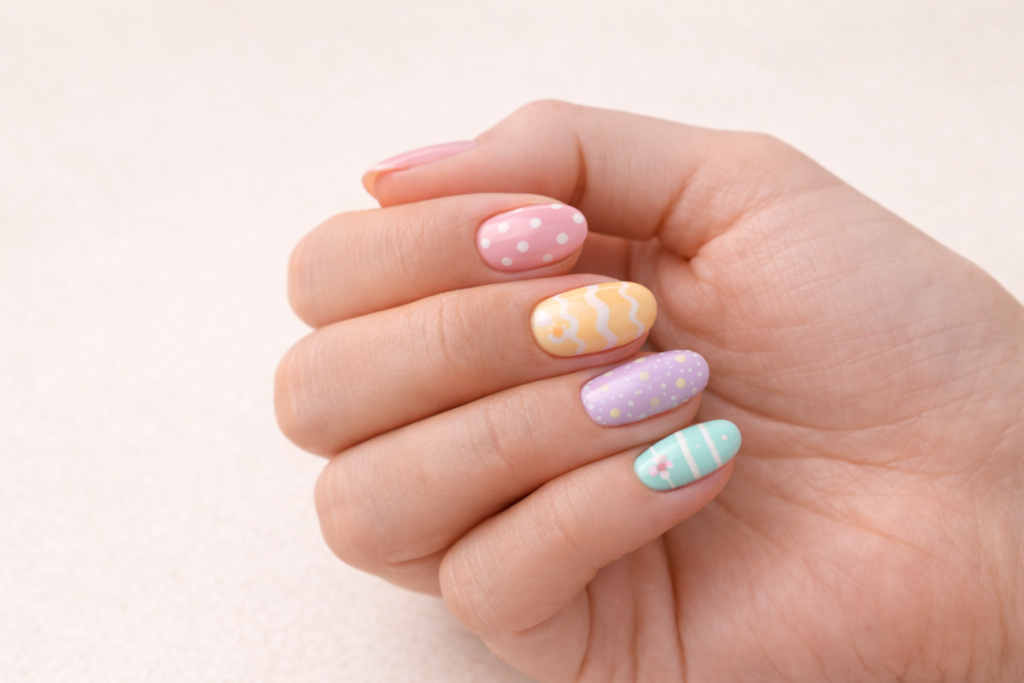 Cute Easter nails