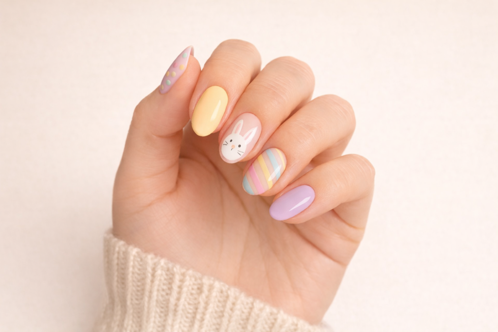 Cute Easter nails