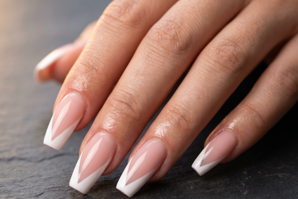 White French Tip Nails