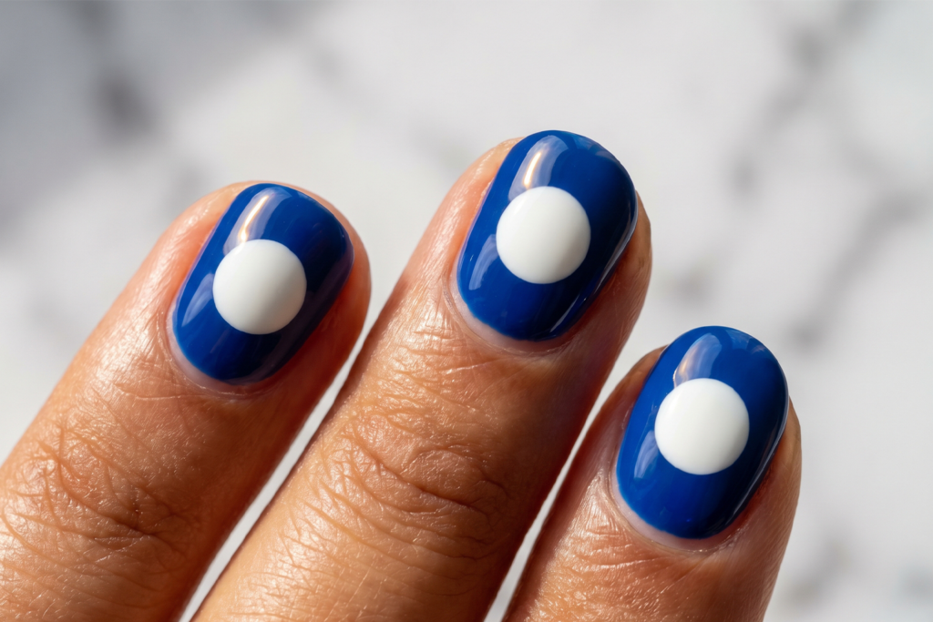 polka dot nail designs