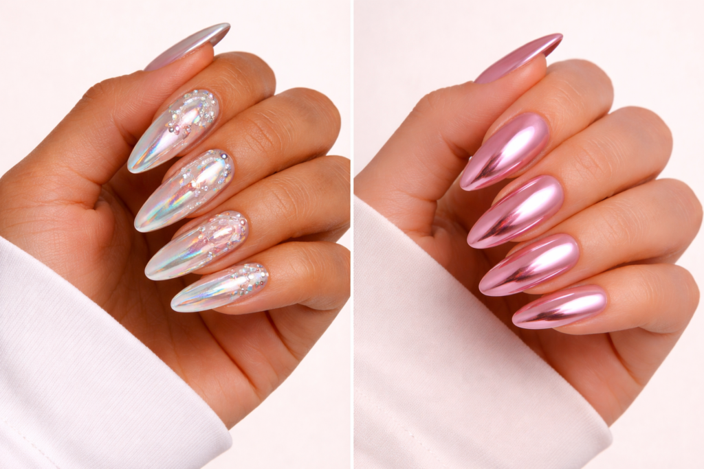 Chrome nails
