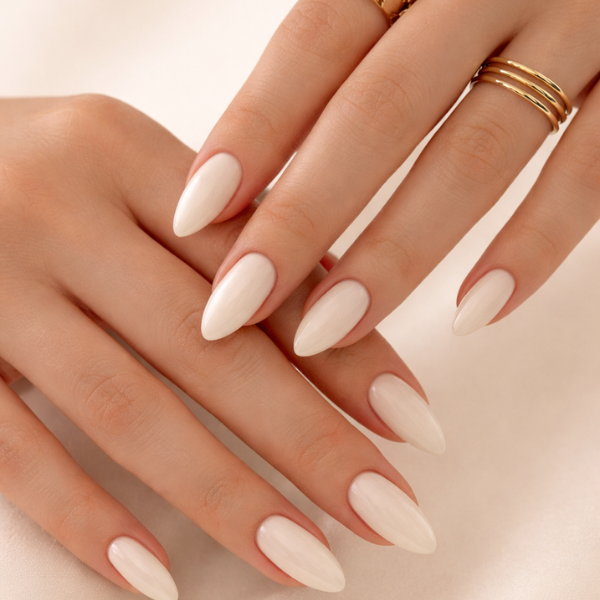 white nails