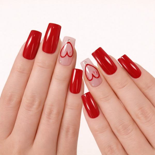 red nails
