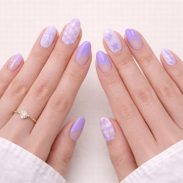 purple nail designs
