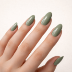sage green nails