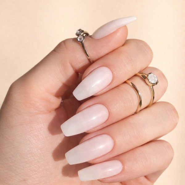 white nails