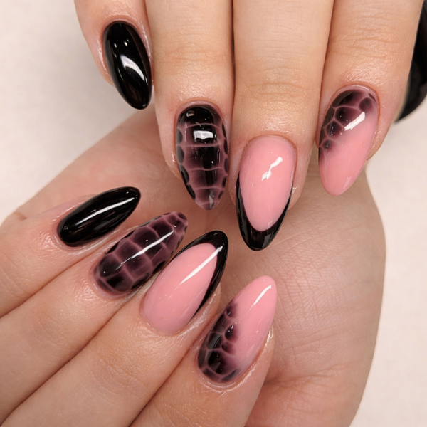 black nail designs