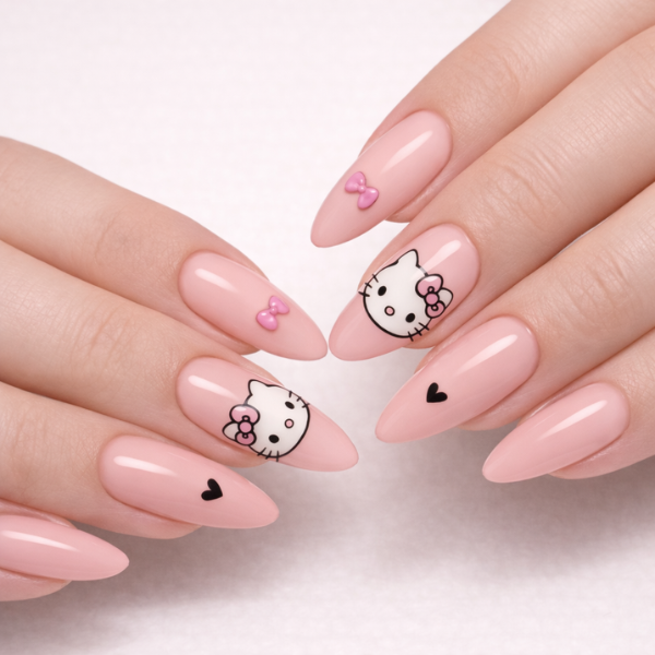hello kitty nails