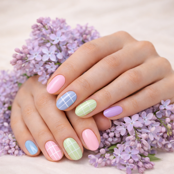 pastel nails