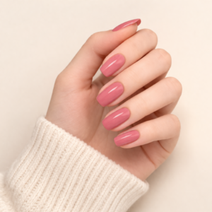 Blush nails