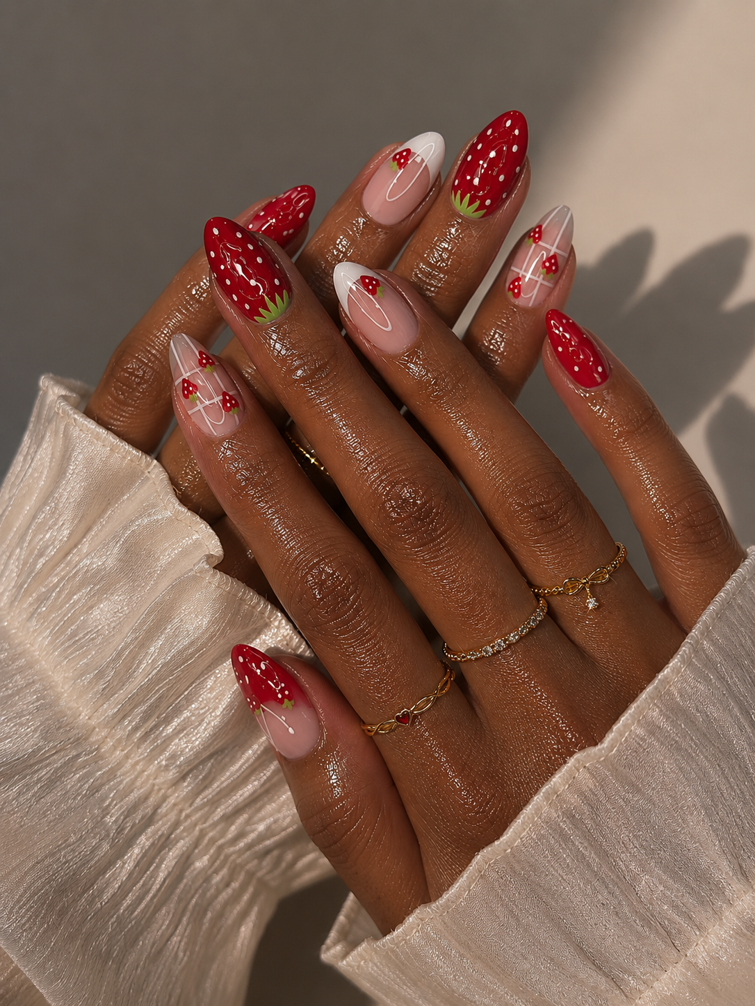 Strawberry Milk Nails
