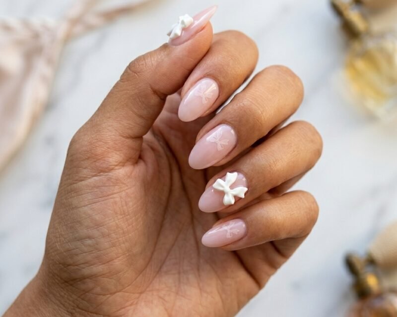 Bow Nails That Actually Stay On (My Method)