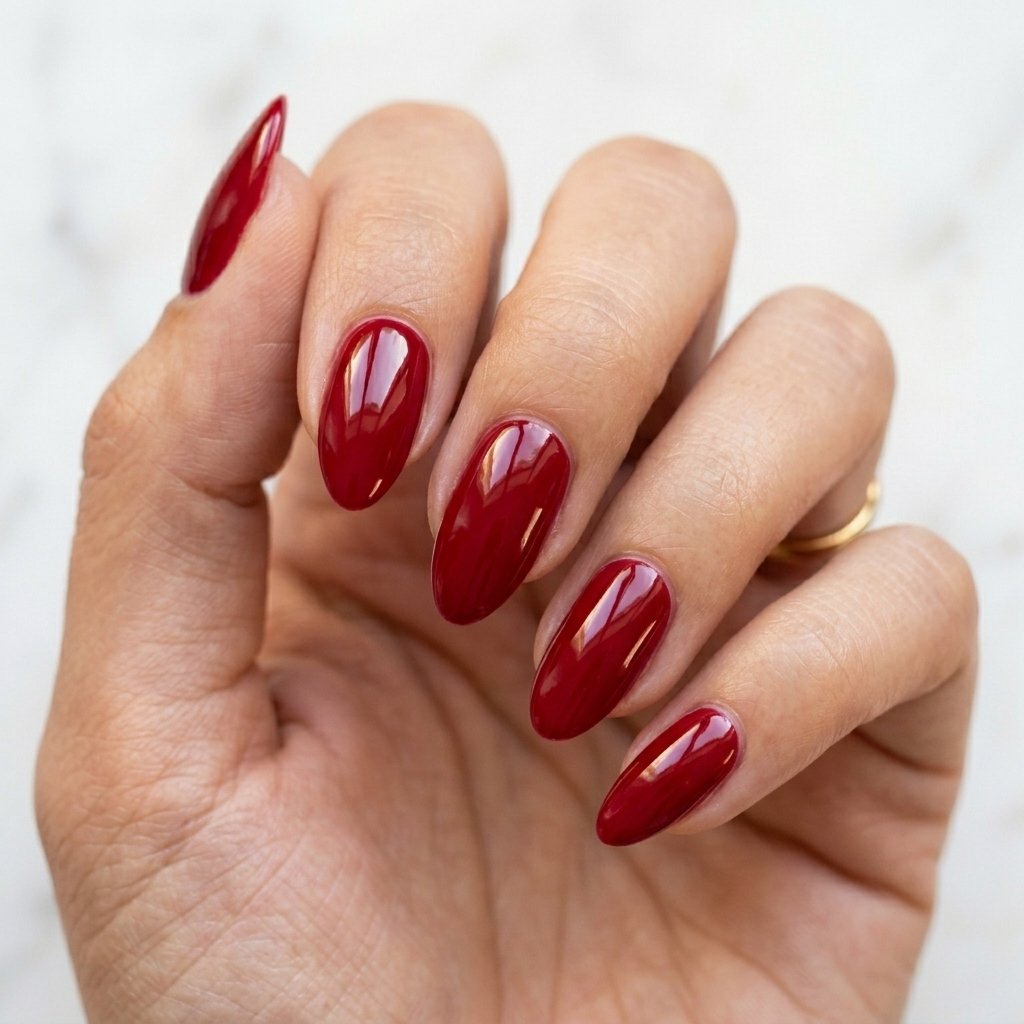 Cherry Red Nails That Actually Stay Shiny