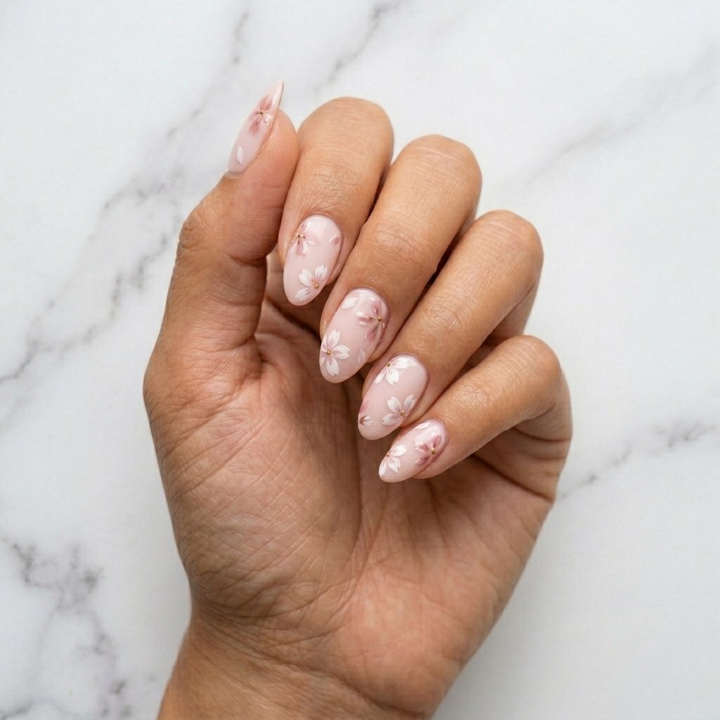 Pink Floral Nail Designs That Last