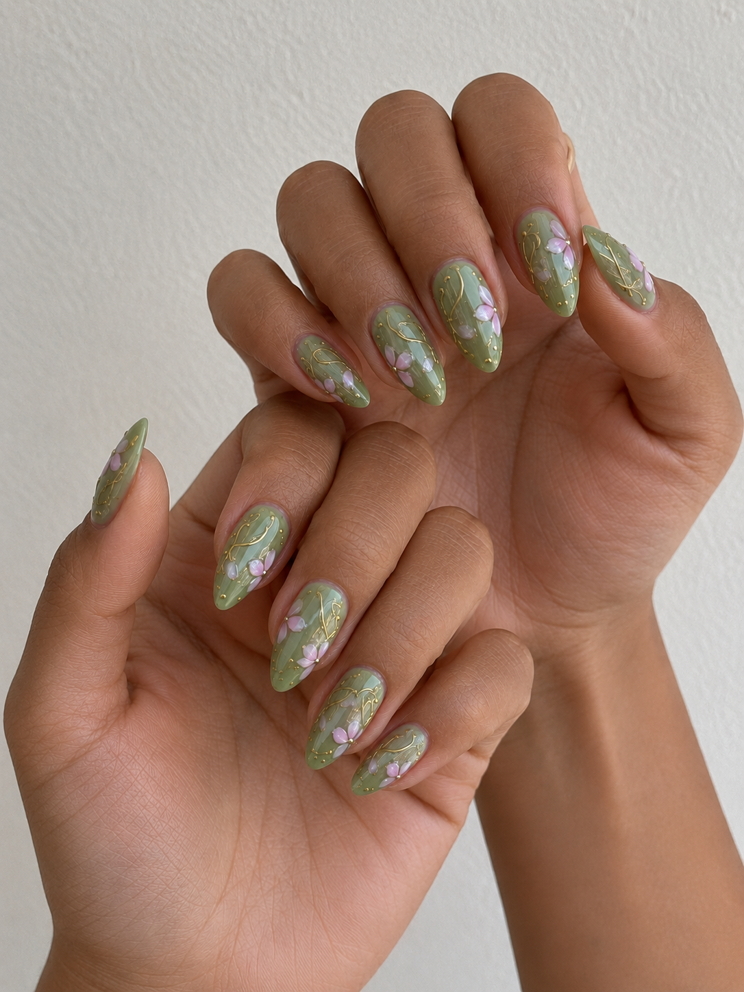 Matcha Latte Nails