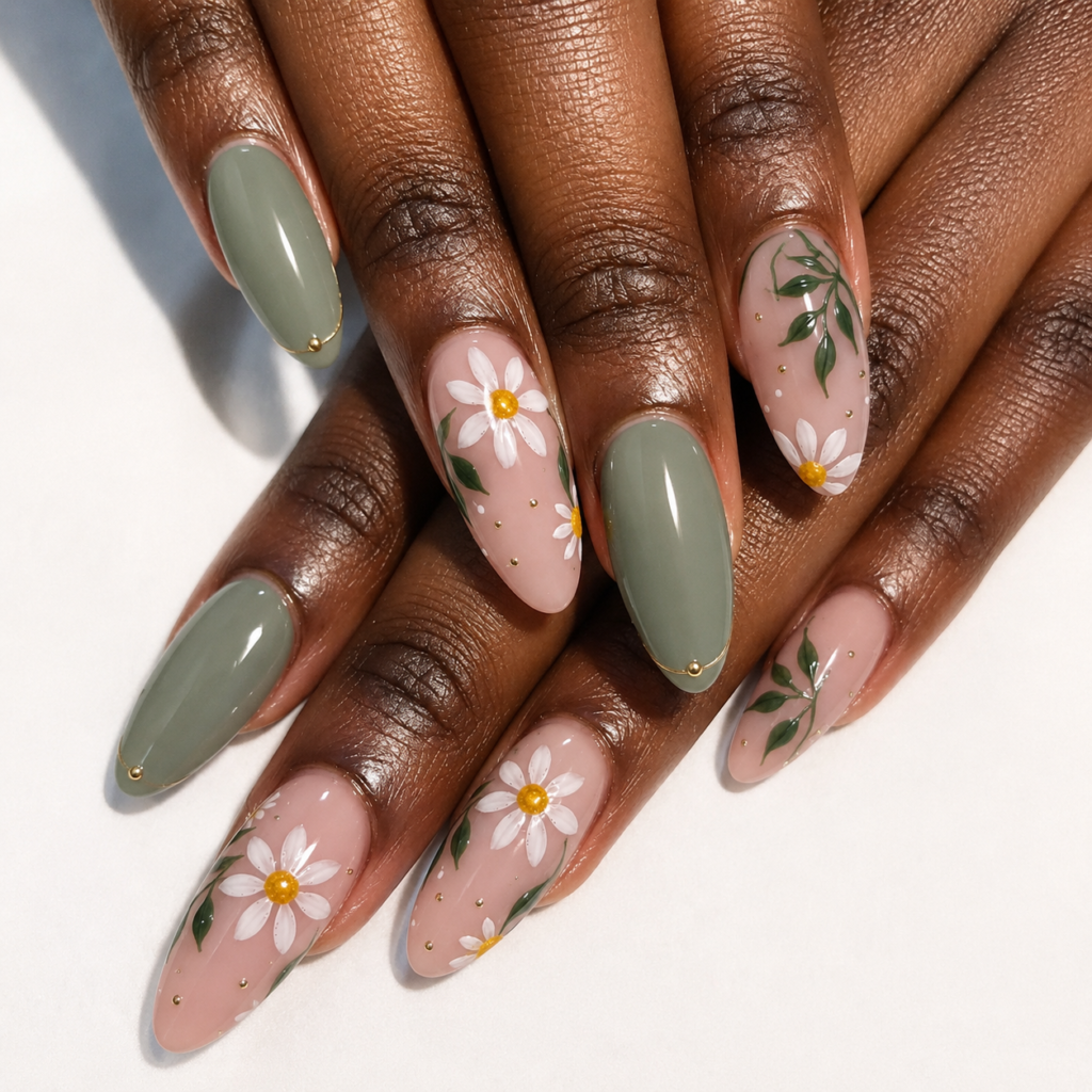 Floral Nail