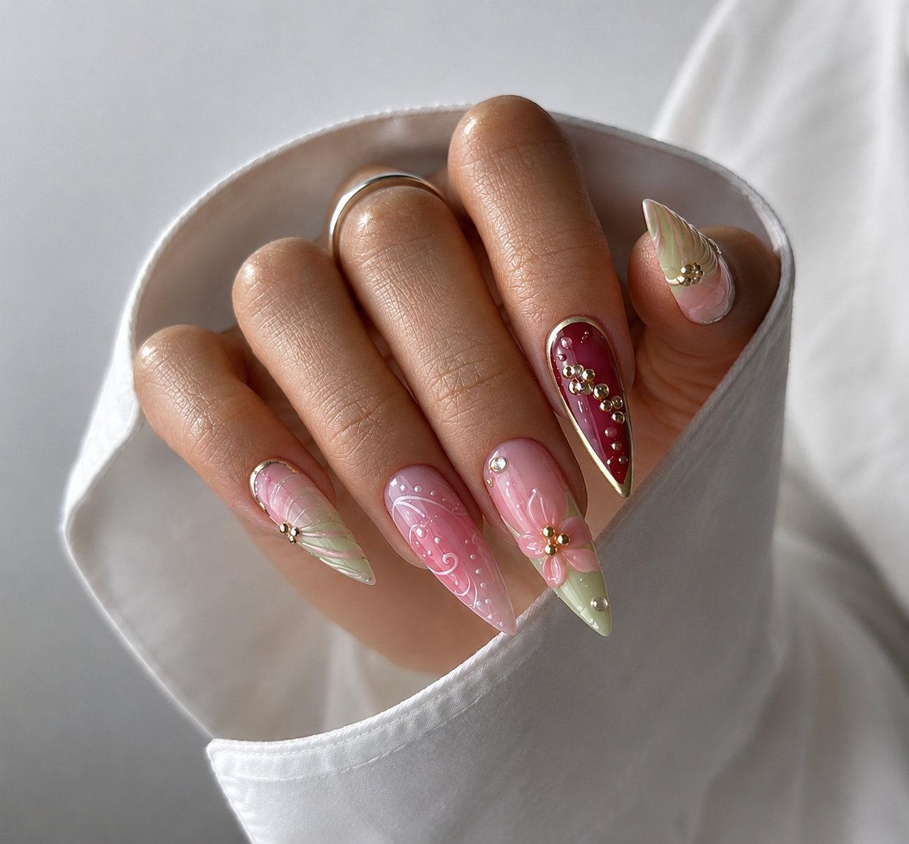 Matcha Latte Nails