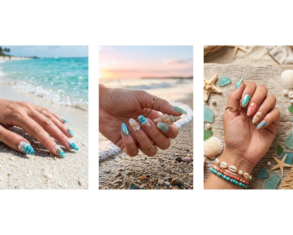10 Beach Nail Designs That Bring Coastal Luxury to Your Fingertips