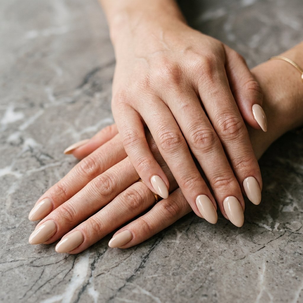 Beige Cashmere Nails