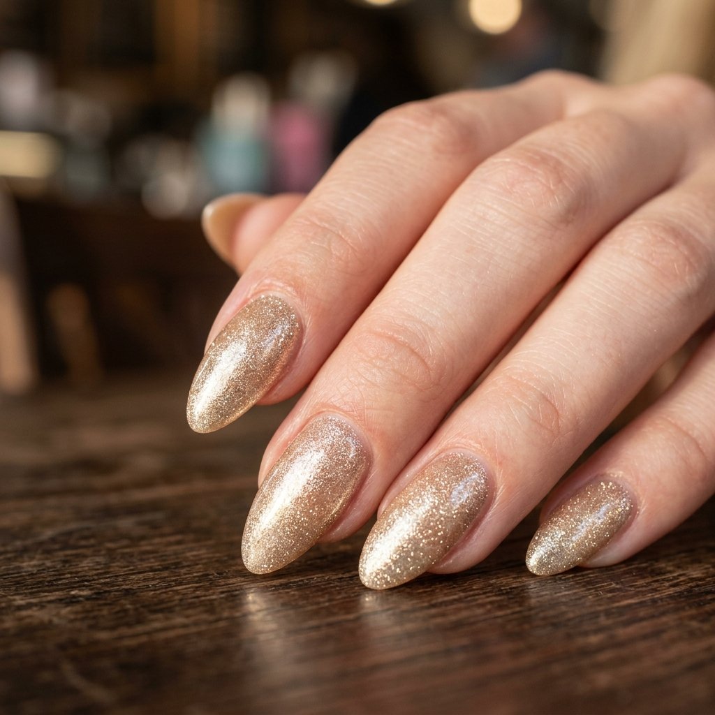 shimmer nails