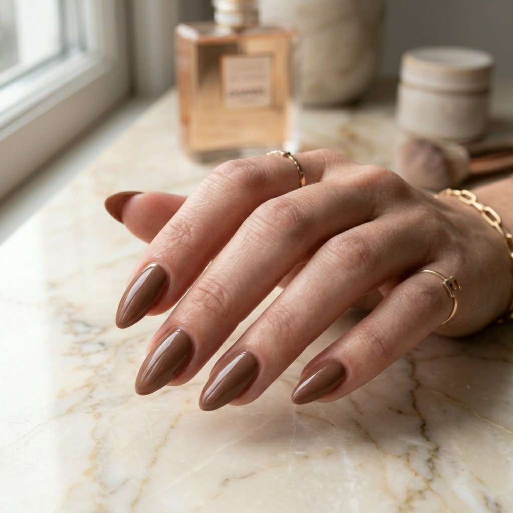 Mocha Mousse Nails